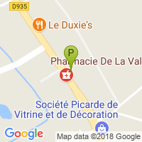 carte de la Pharmacie de la Vallee