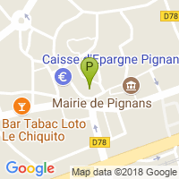 carte de la Pharmacie de Pignans