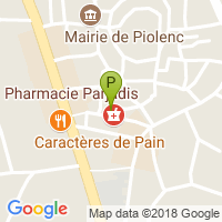 carte de la Pharmacie Parjadis