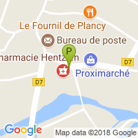 carte de la Pharmacie Hentzien