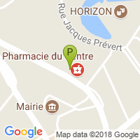 carte de la Pharmacie du Centre