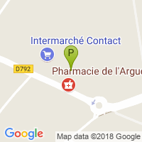 carte de la Pharmacie de l'Arguenon