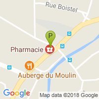 carte de la Pharmacie du Cerf