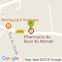 carte de la Pharmacie du Bout du Monde