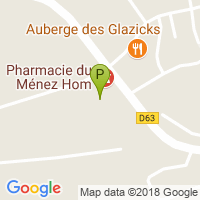 carte de la Pharmacie du Menez Hom