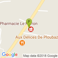 carte de la Pharmacie le Perron