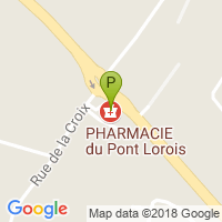 carte de la Pharmacie du Pont Lorois