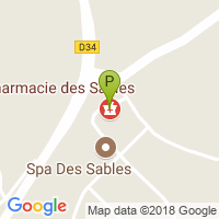 carte de la Pharmacie des Sables