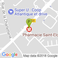 carte de la Pharmacie Saint Eloi