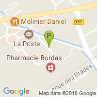 carte de la Pharmacie Bordas