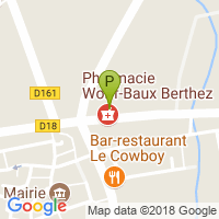 carte de la Pharmacie Wolff Baux Berthez