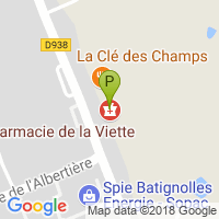 carte de la Pharmacie de la Viette