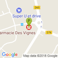 carte de la Pharmacie des Vignes