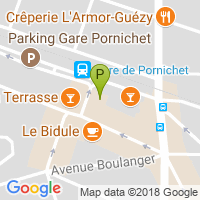 carte de la Pharmacie de la Gare