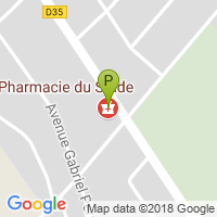 carte de la Pharmacie du Stade