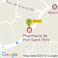 carte de la Pharmacie de Port Saint Pere