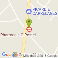 carte de la Pharmacie Postel