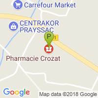 carte de la Pharmacie Crozat