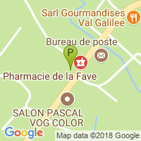 carte de la Pharmacie de la Fave