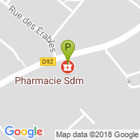 carte de la Pharmacie Damoisy