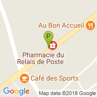 carte de la Pharmacie du Relais de Poste