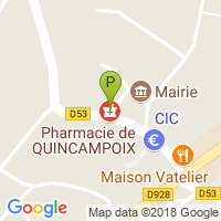 carte de la Pharmacie Duran