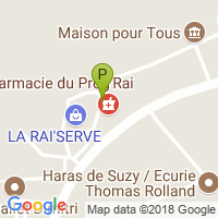 carte de la Pharmacie du Prog'rai