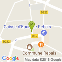 carte de la Pharmacie de Rebaisas