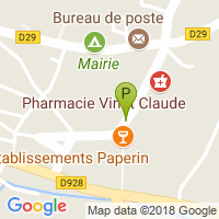 carte de la Pharmacie Vinot