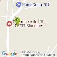 carte de la Pharmacie de l'Ill