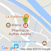 carte de la Pharmacie de Remelfing