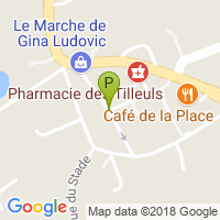 carte de la Pharmacie des Tilleuls