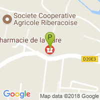 carte de la Pharmacie de la Gare