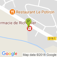 carte de la Pharmacie de Richwiller