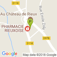 carte de la Pharmacie Rieuxoise