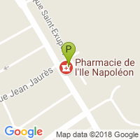 carte de la Pharmacie de l'Ile Napoleon