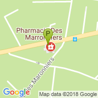 carte de la Pharmacie des Marronniers