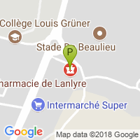 carte de la Pharmacie de Lanlyre