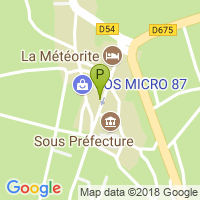 carte de la Pharmacie de la Meteorite