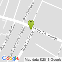 carte de la Pharmacie du 14 Juillet