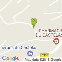 carte de la Pharmacie du Castelas