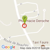 carte de la Pharmacie Deroche