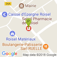 carte de la Pharmacie de Roisel