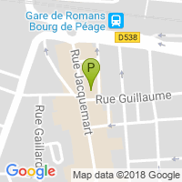 carte de la Pharmacie de la Gare