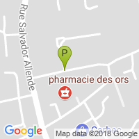 carte de la Pharmacie des Ors