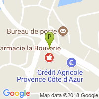 carte de la Pharmacie Rousson Parayre