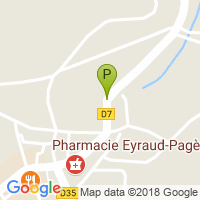 carte de la Pharmacie Eyraud Pages