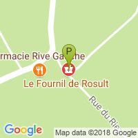 carte de la Pharmacie Rive Gauche