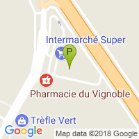 carte de la Pharmacie du Vignoble