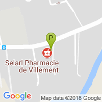 carte de la Pharmacie de Villement